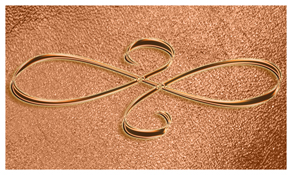 DNSEMP-C-601-CP-SH-CP Copper Scroll Shimmer Copper